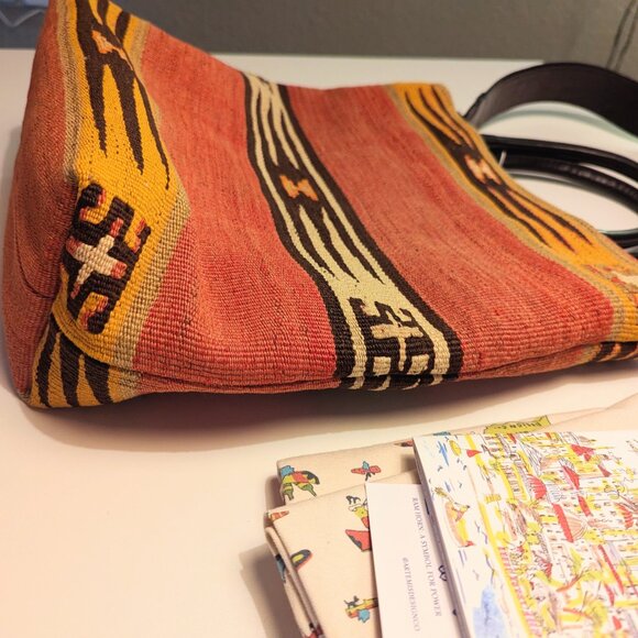 NWT Artemis Design Co. Kilim Tote Bag ~ One of a Kind pattern - Picture 8 of 16